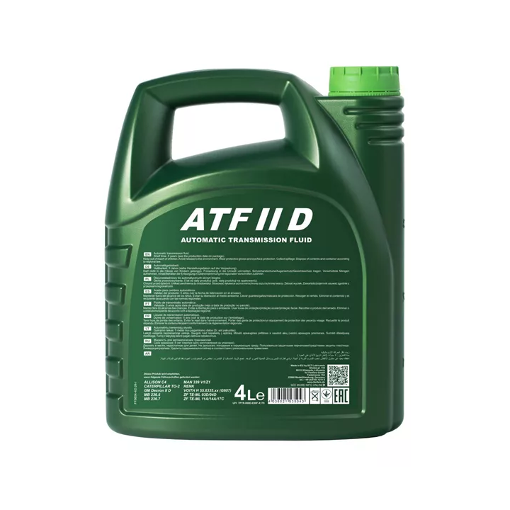 Automatinės transmisijos skystis SCT - MANNOL FANFARO ATF II DEXRON II 4 L FF8604-4 | PriusParts.lt