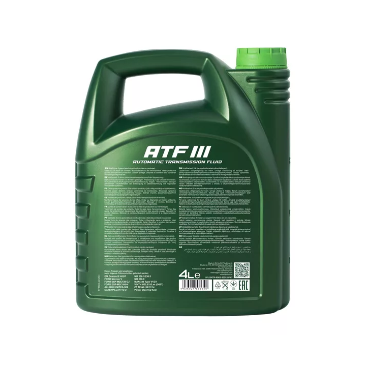 Automatinės transmisijos skystis SCT - MANNOL FANFARO ATF III DEXRON III H 4 L FF8603-4 | PriusParts.lt