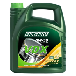 Engine Oil SCT - MANNOL FANFARO 5W-30 VDX C3 VW505/502 5 L FF6707-5 | PriusParts.lt