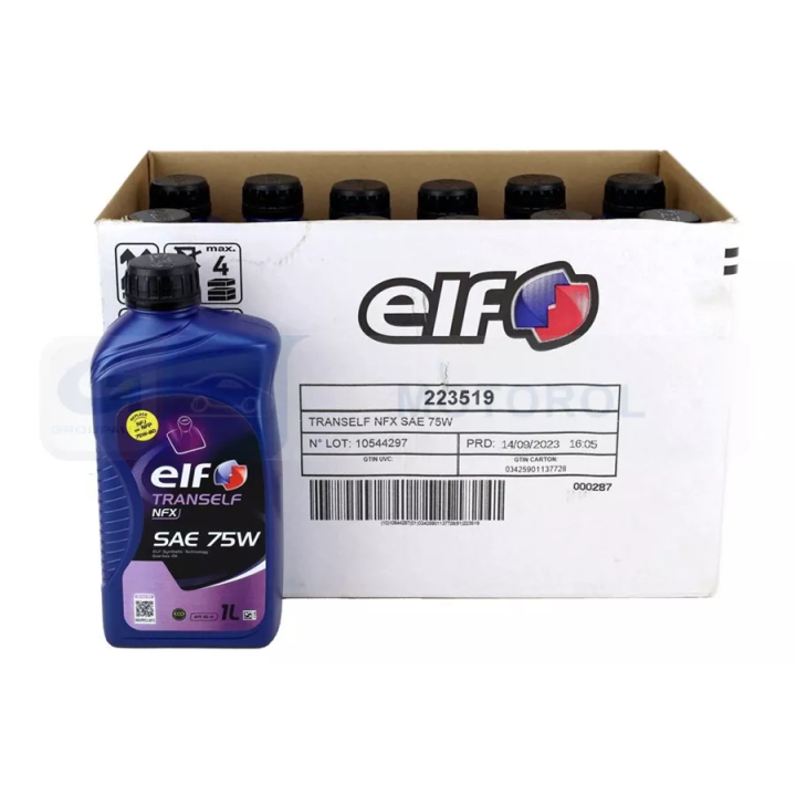 Transmisinė alyva ELF 75W TRANS NFX KARTON 1 L 223519 | PriusParts.lt