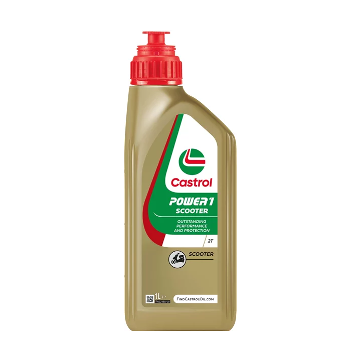 Motorcycle Oil CASTROL POWER 1 SCOOTER 2T 1 L 15F575 | PriusParts.lt