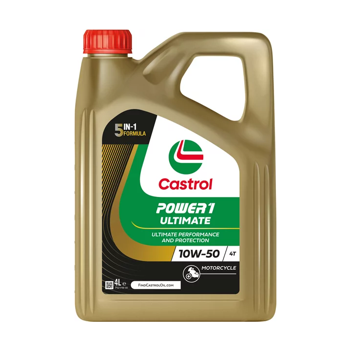 Engine Oil CASTROL 10W-50 POWER1 ULTIMAT 4T 4 L 15F59D | PriusParts.lt
