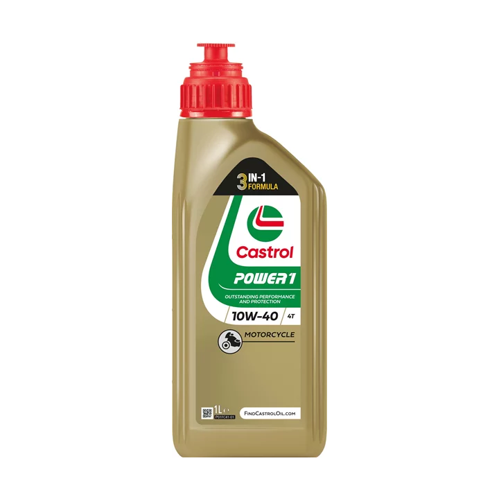 Engine Oil CASTROL 10W-40 POWER1 4T 1 L 15F5A0 | PriusParts.lt