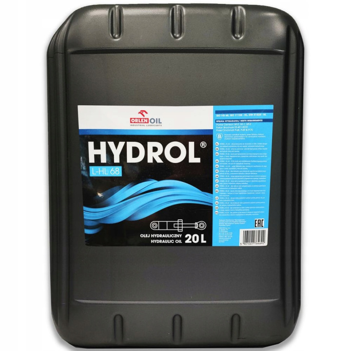 Hidraulinė alyva ORLEN OIL HYDROL L-HL 68 20 L QFS152K20 | PriusParts.lt