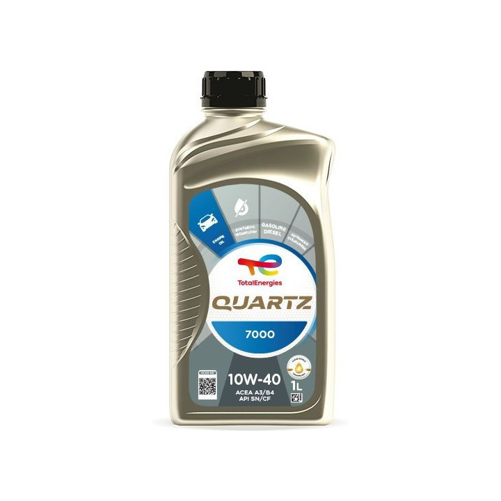 Variklinė alyva TOTALENERGIES 10W-40 QUARTZ 7000 1 L 214110 | PriusParts.lt