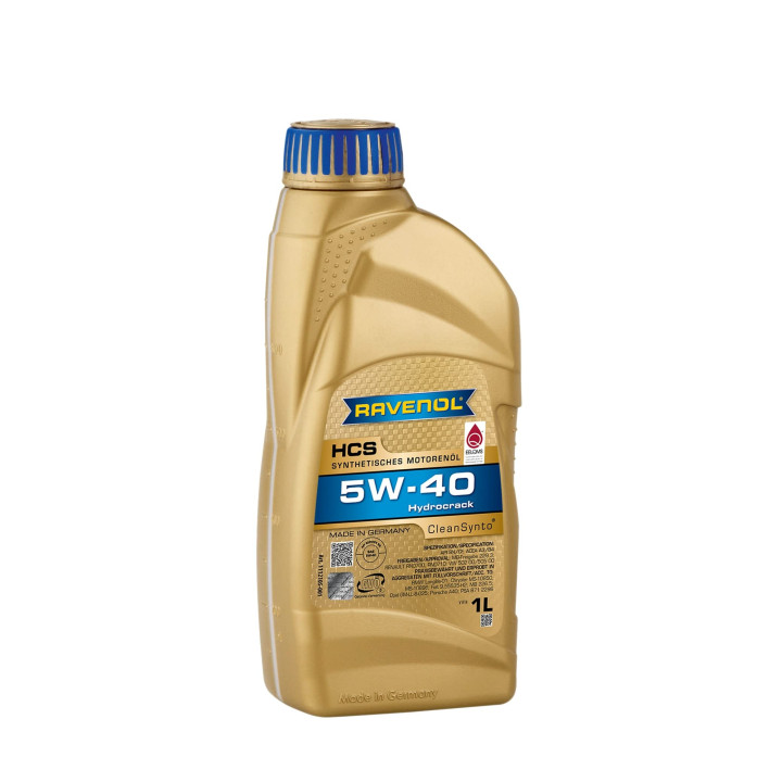 Variklinė alyva RAVENOL 5W-40 HCS CLEANSYNTO 1 L 1112105-001-01-999 | PriusParts.lt