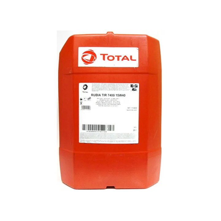 Variklinė alyva TOTALENERGIES 15W-40 RUBIA TIR 7400 20 L 195873 | PriusParts.lt