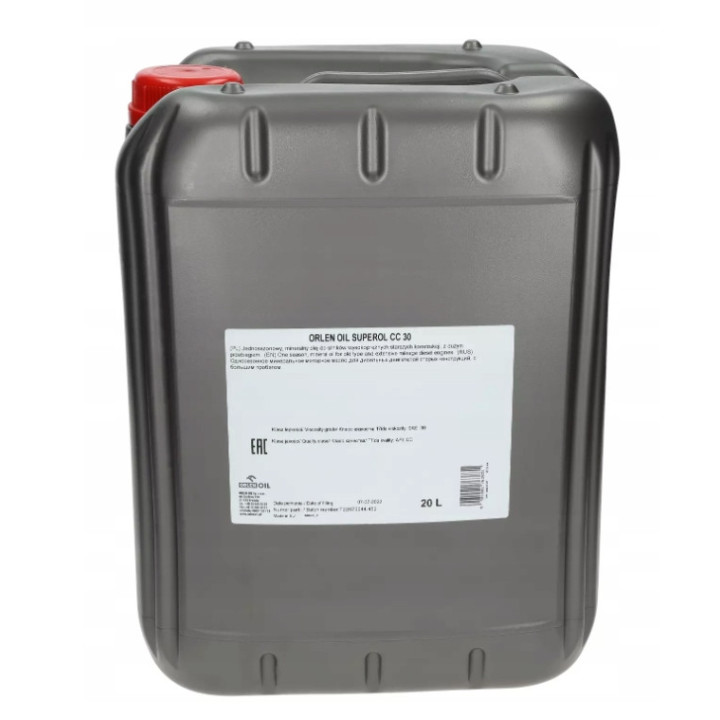 Variklinė alyva ORLEN OIL SAE30 SUPEROL CC 20 L QFS321K20 | PriusParts.lt