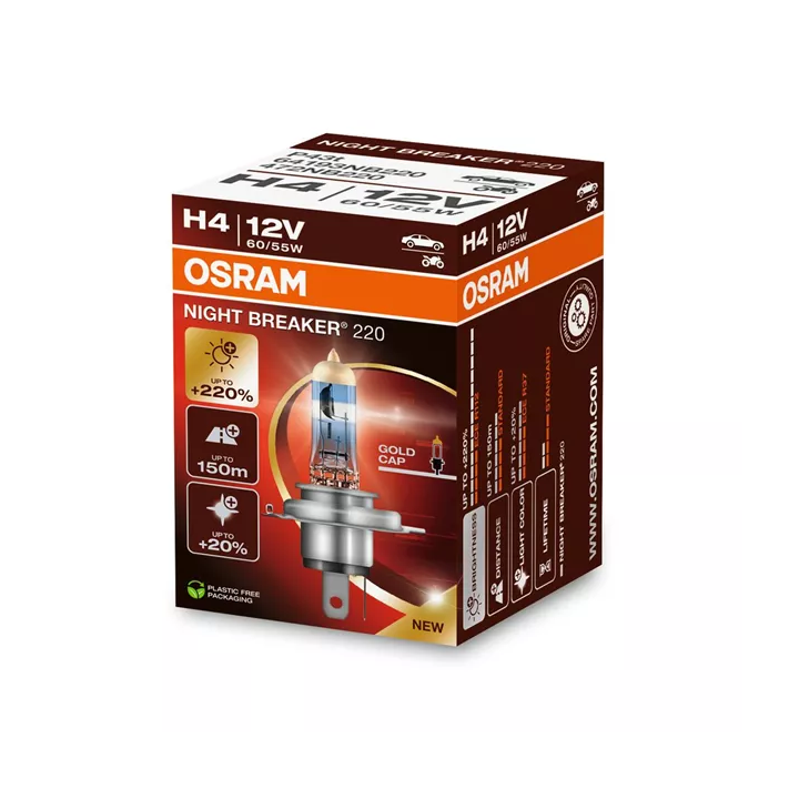 Prius II (XW20) 2003–2009 Bulb, high beam headlight AMS-OSRAM 64193NB220 | PriusParts.lt