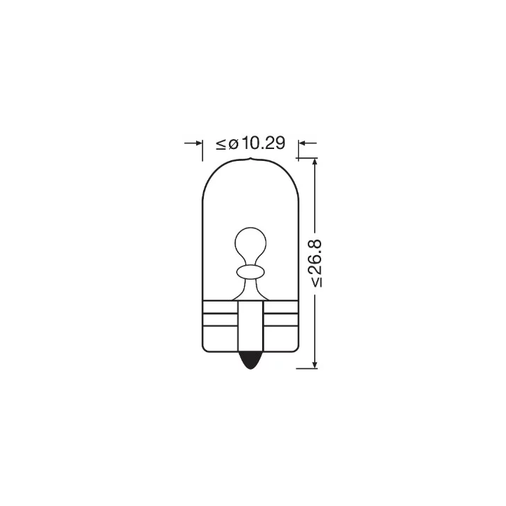 Toyota Prius Bulb, direction indicator AMS-OSRAM 2825 | PriusParts.lt