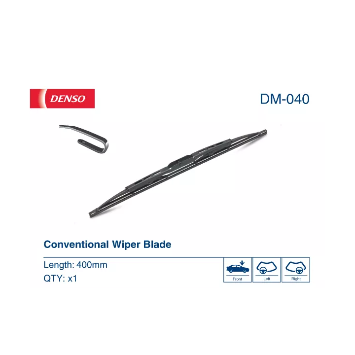 Prius II (XW20) 2003–2009 Wiper Blade DENSO DM-040 | PriusParts.lt