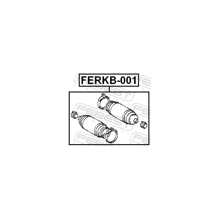 Toyota Prius Bellow, steering FEBEST FERKB-001 | PriusParts.lt