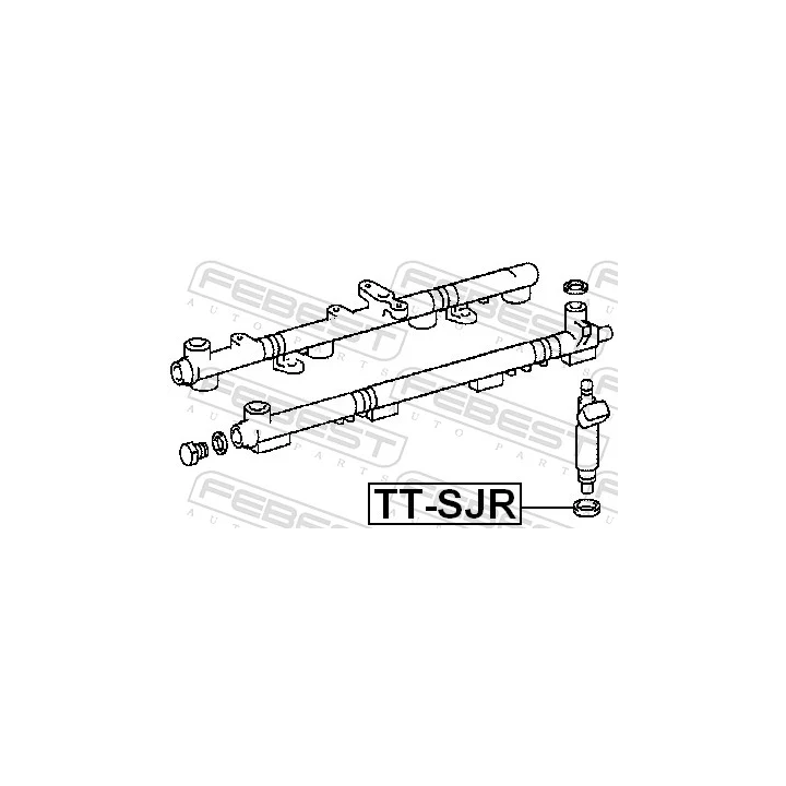 Toyota Prius Seal Ring, nozzle holder FEBEST TT-SJR | PriusParts.lt