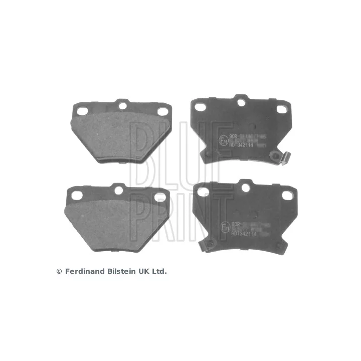 Toyota Prius Brake Pad Set, disc brake BLUE PRINT ADT342114 | PriusParts.lt