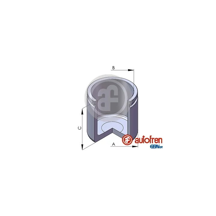 Prius II (XW20) 2003–2009 Piston, brake caliper AUTOFREN SEINSA D02555 | PriusParts.lt