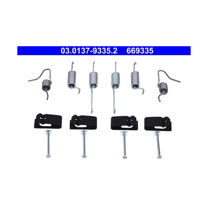 Toyota Prius Accessory Kit, parking brake shoes ATE 03.0137-9335.2 | PriusParts.lt