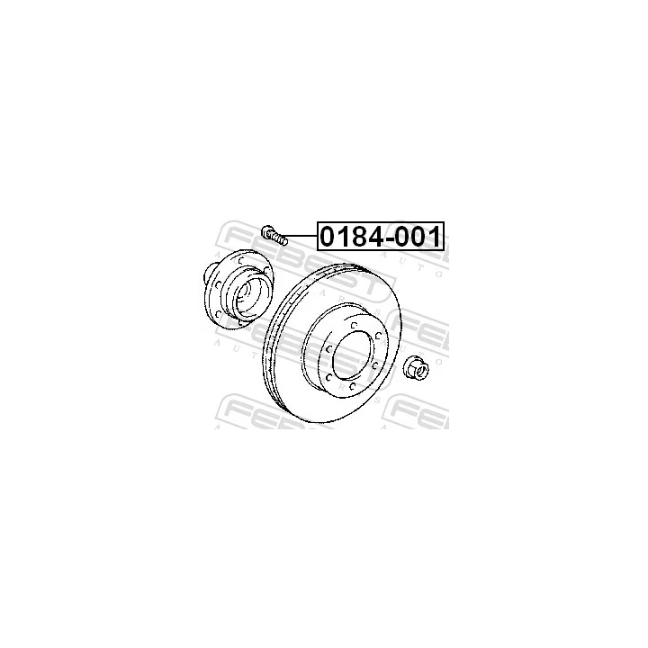 Toyota Prius Rato smeigė FEBEST 0184-001 | PriusParts.lt