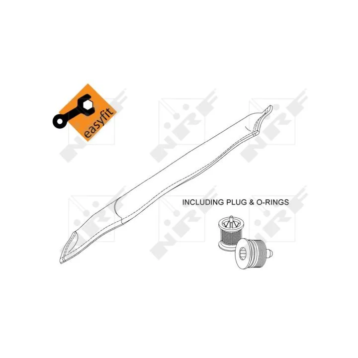 Toyota Prius Dryer, air conditioning NRF 33187 | PriusParts.lt