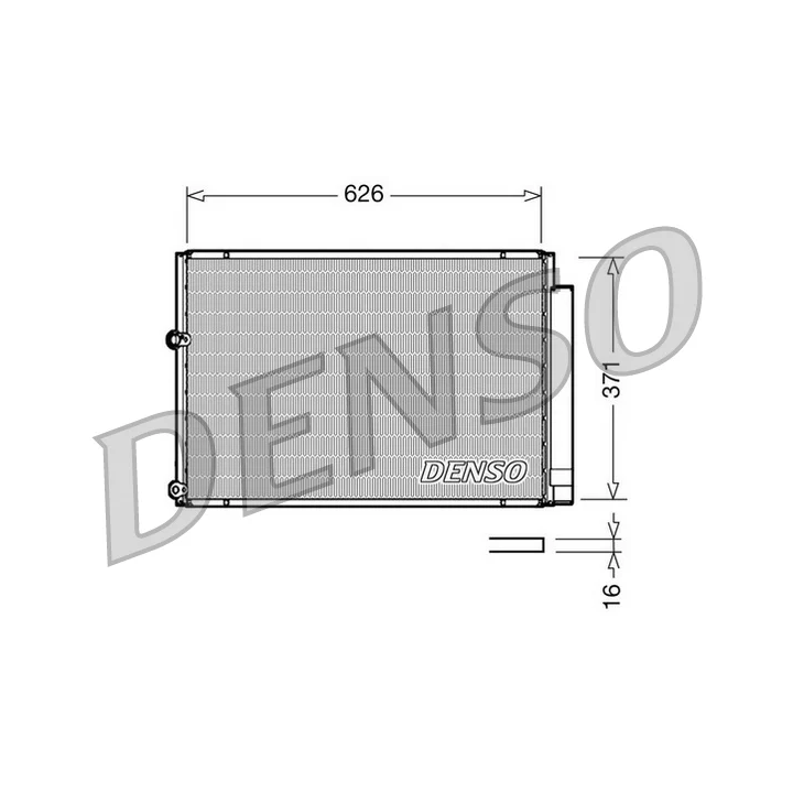 Prius II (XW20) 2003–2009 Kondicionieriaus kondensatorius DENSO DCN50018 | PriusParts.lt