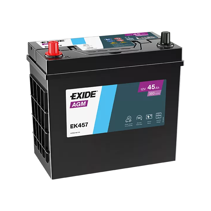 Toyota Prius Starter Battery EXIDE EK457 | PriusParts.lt
