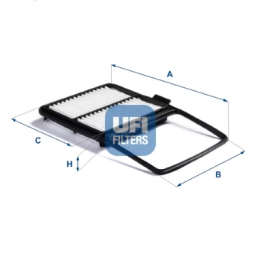 Prius II (XW20) 2003–2009 Air Filter UFI 30.A97.00 | PriusParts.lt