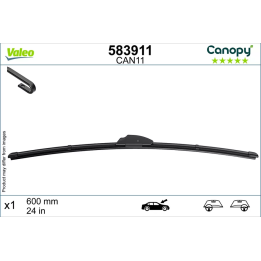 Prius II (XW20) 2003–2009 Wiper Blade VALEO 583911 | PriusParts.lt