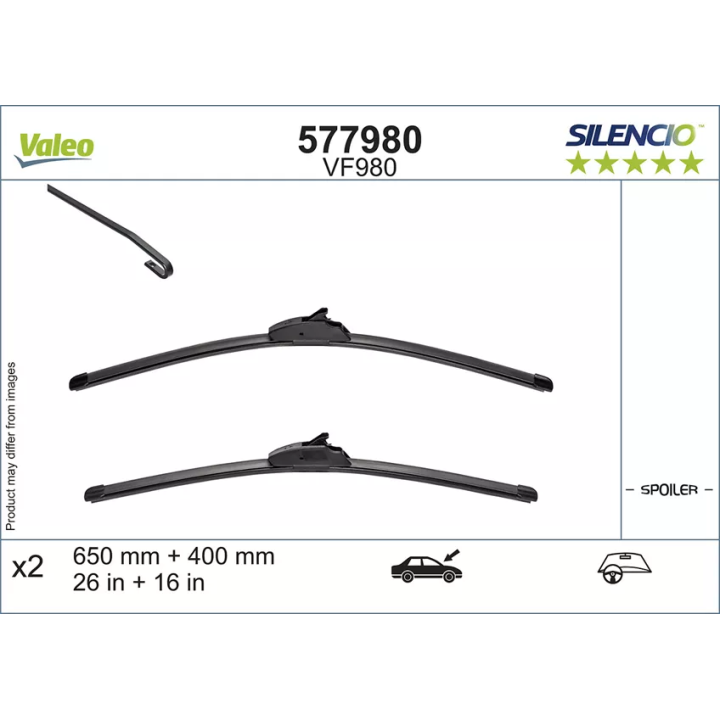 Toyota Prius Valytuvo šluotelė VALEO 577980 | PriusParts.lt
