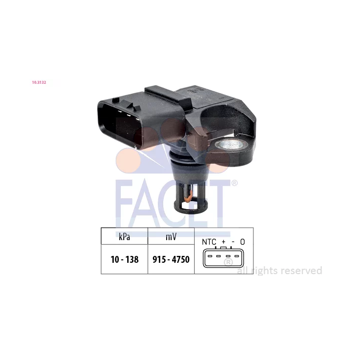 Prius III (XW30) 2009–2015 Air pressure sensor, altitude adaption FACET 10.3132 | PriusParts.lt