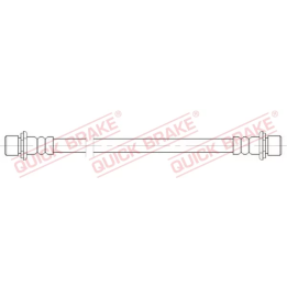 Toyota Prius Brake Hose QUICK BRAKE 25.081 | PriusParts.lt