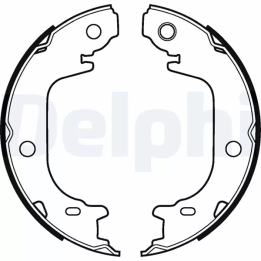 Toyota Prius Brake Shoe Set DELPHI DELLS2122 | PriusParts.lt