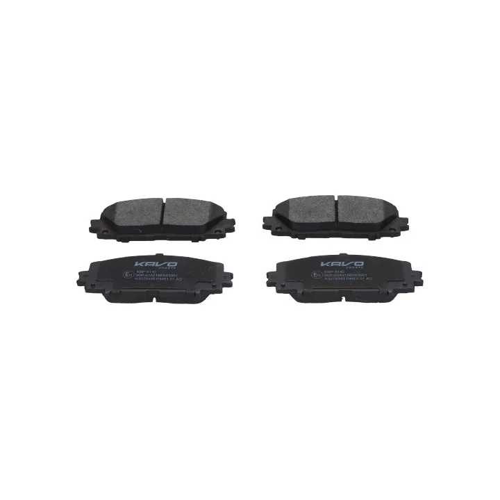 Toyota Prius Brake Pad Set, disc brake KAVO PARTS KBP-9140 | PriusParts.lt