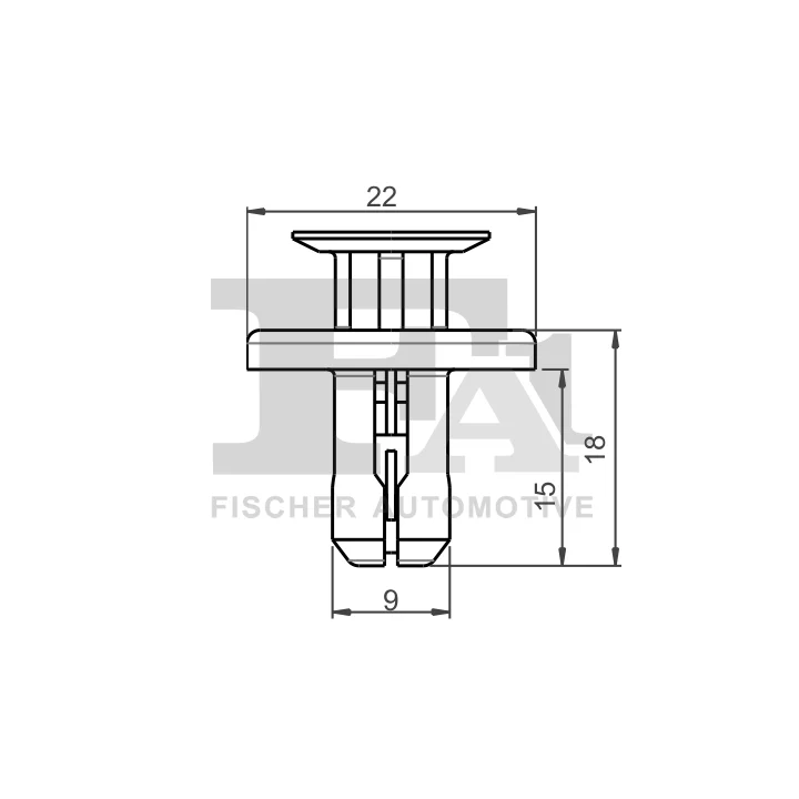 Toyota Prius Apdailos tvirtinimo spaustukas FA1 77-30016.5 | PriusParts.lt