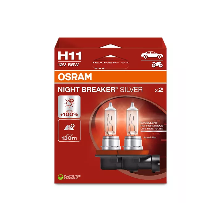 Toyota Prius Bulb, high beam headlight AMS-OSRAM 64211NBS-2HB | PriusParts.lt