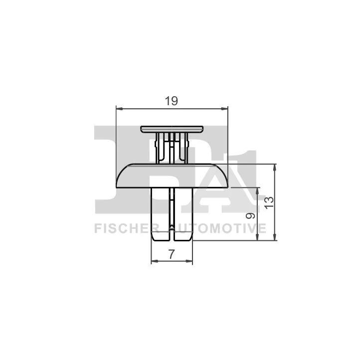Toyota Prius Apdailos tvirtinimo spaustukas FA1 77-20007.5 | PriusParts.lt