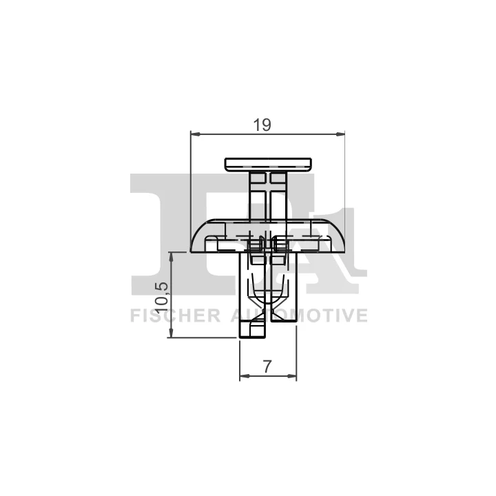 Toyota Prius Apdailos tvirtinimo spaustukas FA1 77-20001.5 | PriusParts.lt