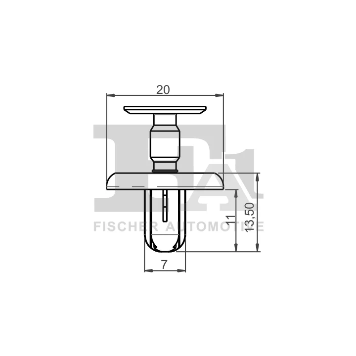 Toyota Prius Apdailos tvirtinimo spaustukas FA1 77-30013.5 | PriusParts.lt