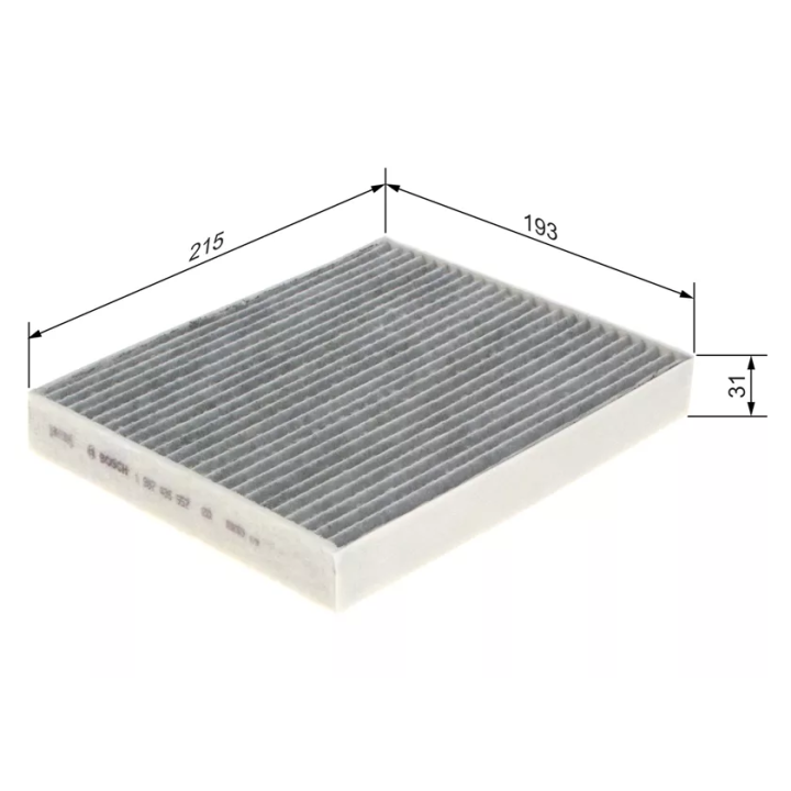 Toyota Prius Filter, cabin air BOSCH 1 987 435 557 | PriusParts.lt