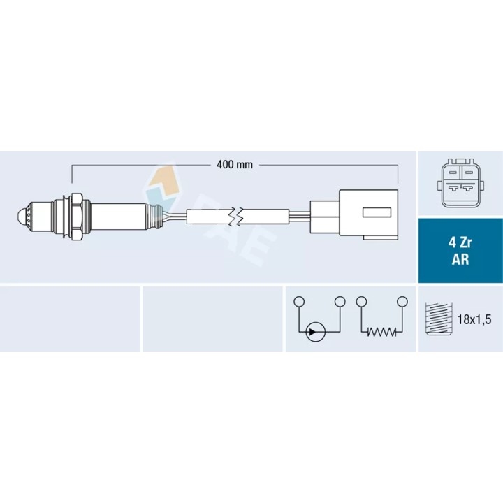Toyota Prius Oxygen Sensor FAE 75603 | PriusParts.lt