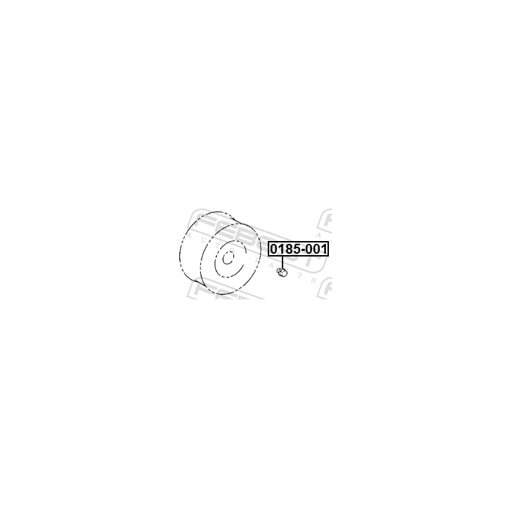 Toyota Prius Rato veržlė FEBEST 0185-001 | PriusParts.lt