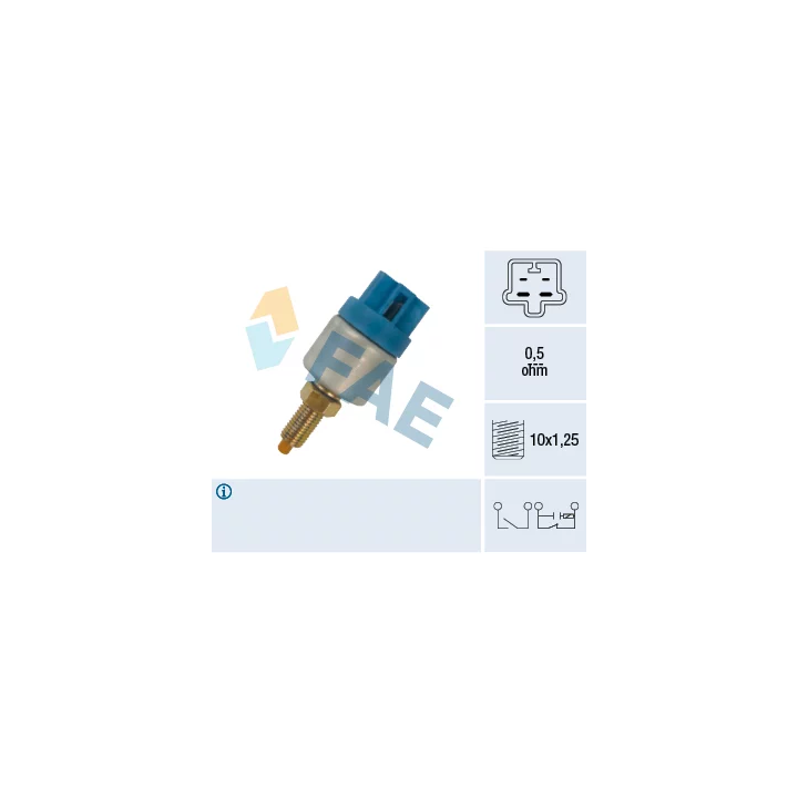 Prius I (XW10) 1997–2003 Stop Light Switch FAE FAE24690 | PriusParts.lt