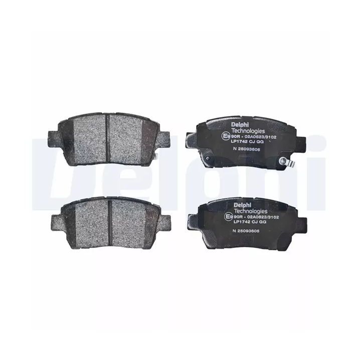 Prius I (XW10) 1997–2003 Brake Pad Set, disc brake DELPHI LP1742 | PriusParts.lt
