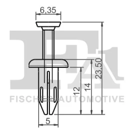 Prius III Plug-in (ZVW35) Apdailos tvirtinimo spaustukas FA1 77-30028.5 | PriusParts.lt