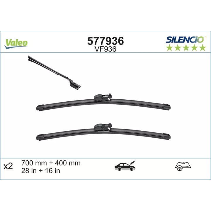 Toyota Prius Valytuvo šluotelė VALEO 577936 | PriusParts.lt