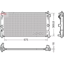 Toyota Prius Variklio aušinimo radiatorius DENSO DRM50150 | PriusParts.lt