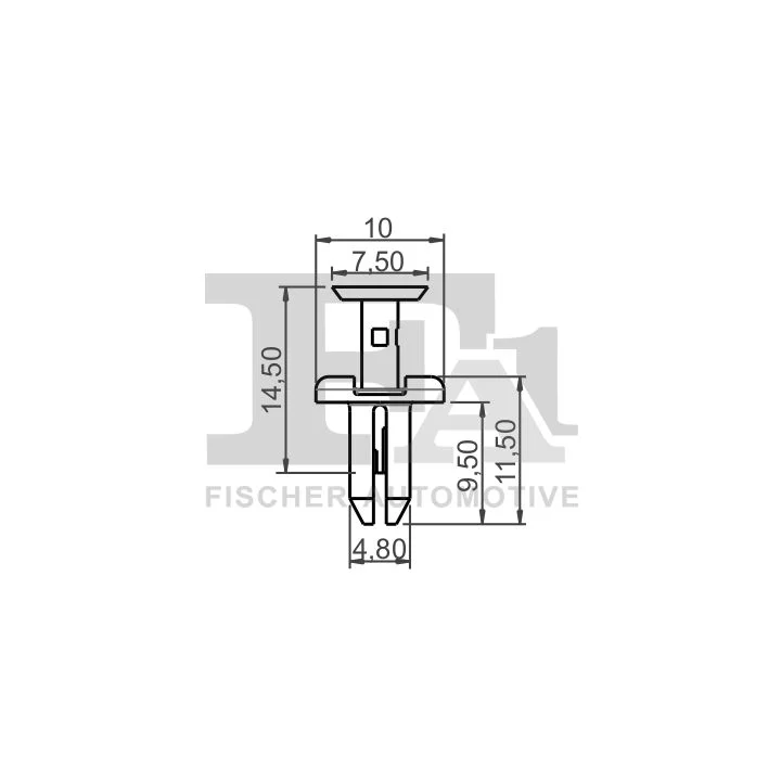 Toyota Prius Apdailos tvirtinimo spaustukas FA1 77-30026.5 | PriusParts.lt