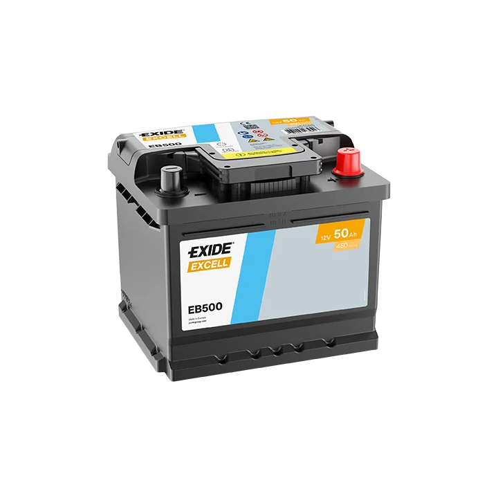 Toyota Prius Starter Battery EXIDE EB500 | PriusParts.lt