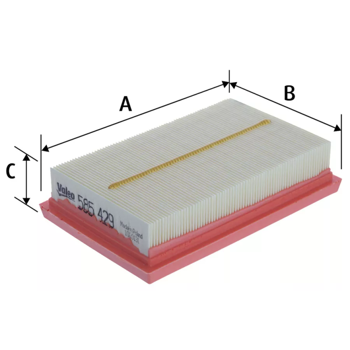 Toyota Prius Air Filter VALEO 585429 | PriusParts.lt