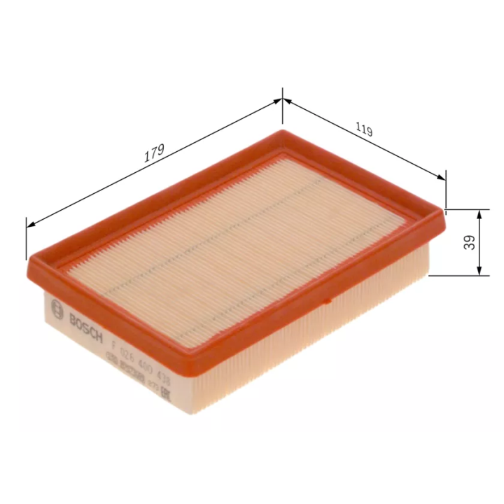 Toyota Prius Air Filter BOSCH F 026 400 438 | PriusParts.lt
