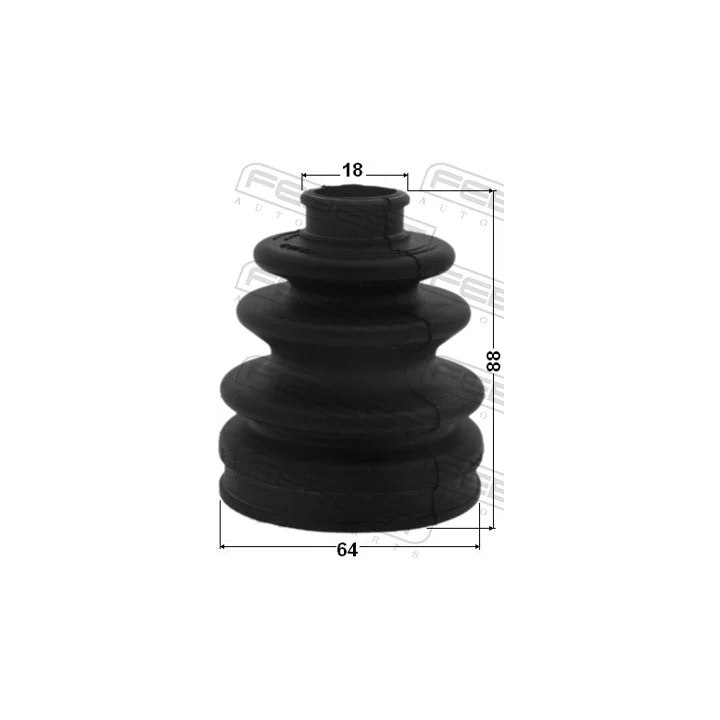 Prius IV AWD-i (ZVW55) Bellow, drive shaft FEBEST 0115-MHU38R | PriusParts.lt