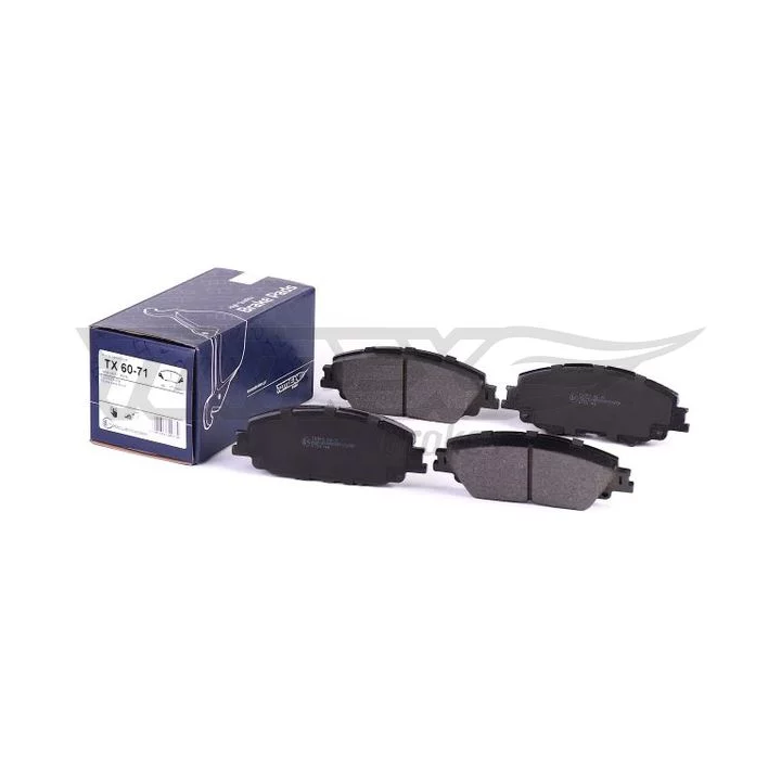 Prius IV PHV / Plug-in (XW52) Brake Pad Set, disc brake TOMEX BRAKES TX60-71 | PriusParts.lt